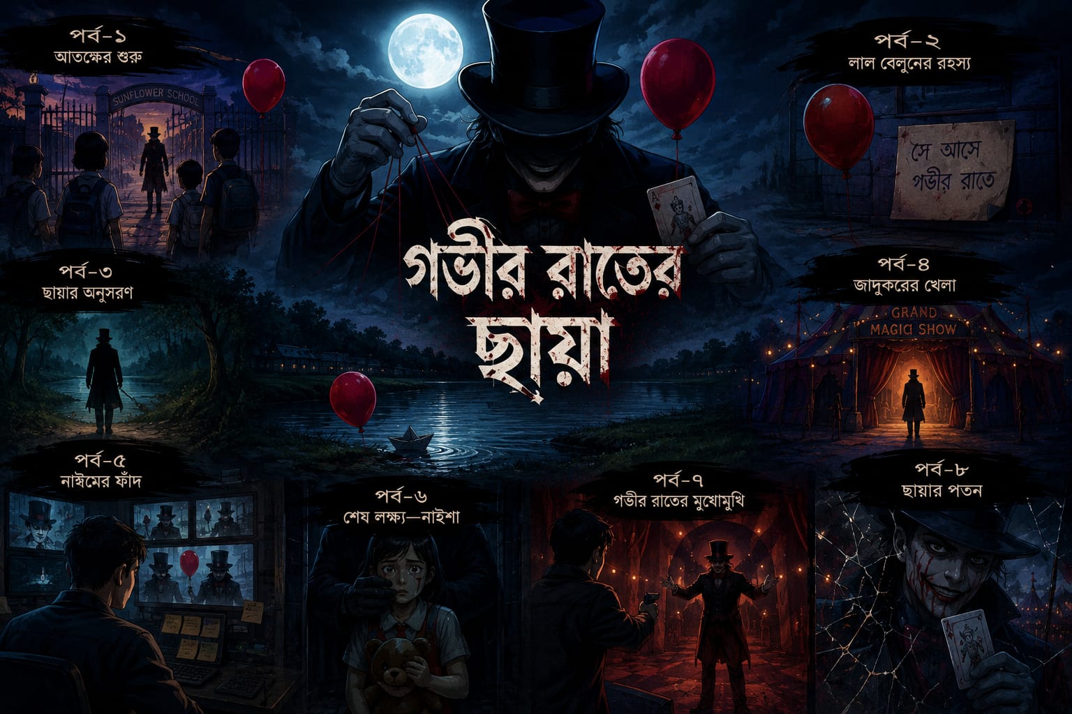 গভীর রাতের ছায়া (পর্ব–১: আতঙ্কের শুরু)