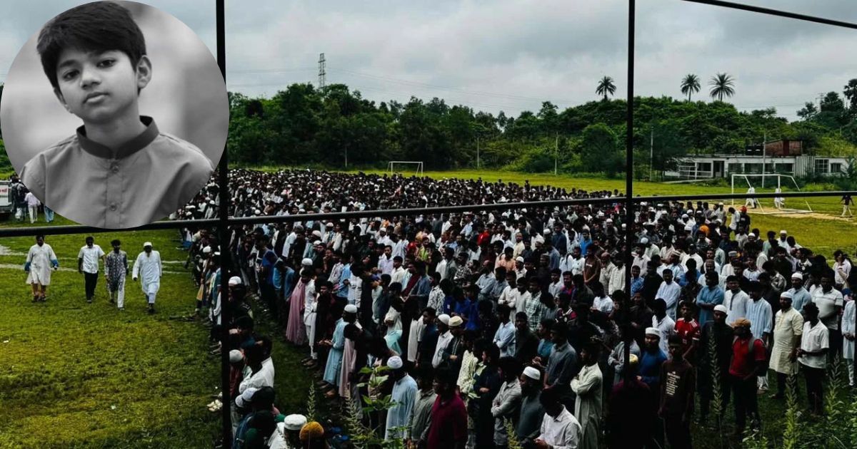 কুবির মাঠে অপ্রতীমের প্রথম জানাজা, কান্নায় ভারী পরিবেশ